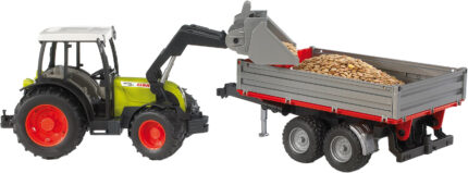 Tracteur CLAAS Nectis 267F avec chargeur et remorque basculante – Image 4