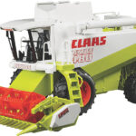 Moissonneuse Batteuse CLAAS Lexion 480 avec chariot de transport de coupe