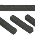 Bordure béton incliné 31,2x5,5 et 5,5x9,5mm, 5 pièces.