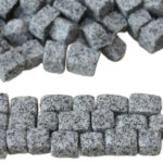 Pavé Granit gris ~4,5x4,5x5mm, 700 pièces
