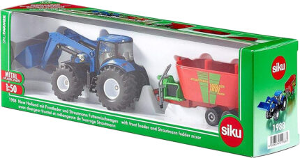 NEW HOLLAND avec chargeur et distributeur STRAUTMANN – Image 7