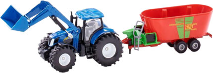 NEW HOLLAND avec chargeur et distributeur STRAUTMANN – Image 8