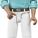 Figurine articulé de couleur avec jean blanc