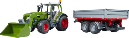 Tracteur FENDT 211 Vario avec chargeur et remorque basculante – Image 3
