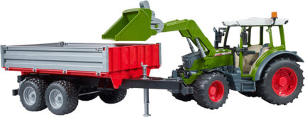 Tracteur FENDT 211 Vario avec chargeur et remorque basculante – Image 4
