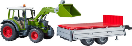 Tracteur FENDT 211 Vario avec chargeur et remorque basculante – Image 6