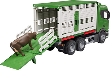 Camion bétaillère SCANIA avec vache – Image 4