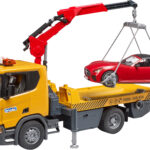 Dépanneuse SCANIA Super avec voiture de sport