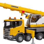 Camion SCANIA avec grue LIEBHERR