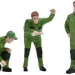 Lot de 3 figurines JOHN DEERE