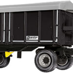 KROGER HKD302 Remorque 4 roues, Noire