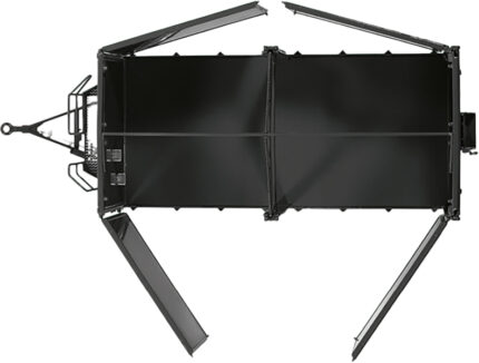 KROGER HKD302 Remorque 4 roues, Noire – Image 5