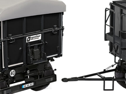 KROGER HKD302 Remorque 4 roues, Noire – Image 4