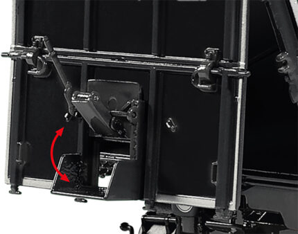 KROGER HKD302 Remorque 4 roues, Noire – Image 3