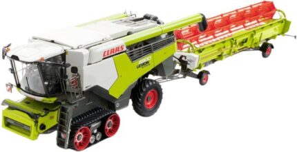 CLAAS Lexion 6900 TT Moissonneuse batteuse avec coupe blé Vario 930 et chariot de transport – Image 3