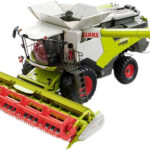 CLAAS Lexion 6900 Moissonneuse batteuse avec coupe blé Vario 930 et chariot de transport