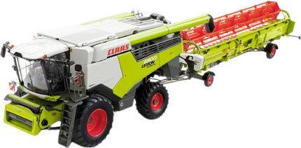 CLAAS Lexion 6900 Moissonneuse batteuse avec coupe blé Vario 930 et chariot de transport – Image 3