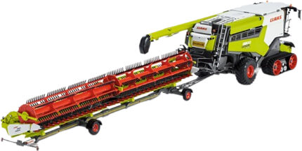 CLAAS Lexion 8800 TT avec barre de coupe Convio 1380 et chariot de transport – Image 4