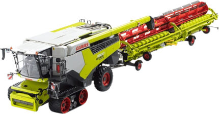 CLAAS Lexion 8900 TT avec barre de coupe Convio 1380 et chariot de transport – Image 3