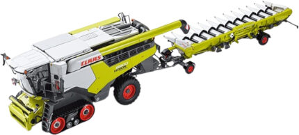 CLAAS Lexion 8900 TT avec bec à maïs Corio 1275 C Conspeed et chariot de transport – Image 3