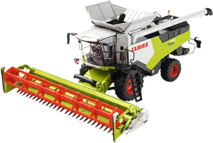 CLAAS Trion 730 Moissonneuse batteuse avec barre de coupe Colza Vario 930 – Image 3