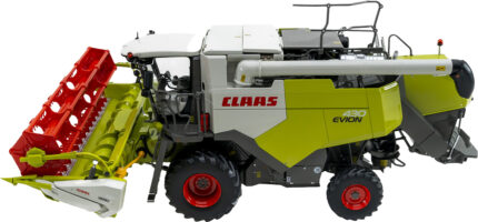CLAAS Evion 430 Moissonneuse batteuse avec coupe blé Vario 620 – Image 13