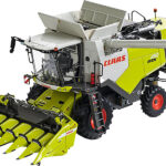 CLAAS Evion 450 Moissonneuse batteuse avec bec à maïs Rovio 4.675