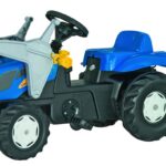 Tracteur NEW HOLLAND avec chargeur et remorque