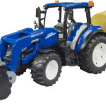 Tracteur NEW HOLLAND T5.120 avec chargeur, caisse portable et accessoires