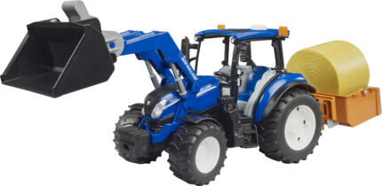 Tracteur NEW HOLLAND T5.120 avec chargeur, caisse portable et accessoires – Image 4