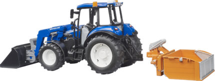 Tracteur NEW HOLLAND T5.120 avec chargeur, caisse portable et accessoires – Image 6