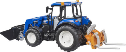 Tracteur NEW HOLLAND T5.120 avec chargeur, caisse portable et accessoires – Image 7