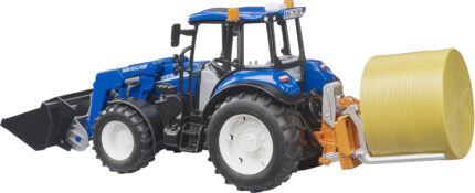 Tracteur NEW HOLLAND T5.120 avec chargeur, caisse portable et accessoires – Image 8