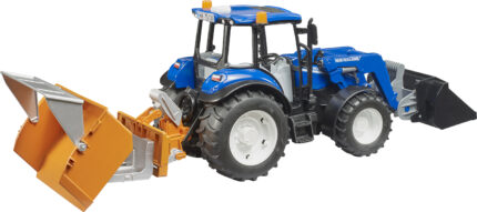 Tracteur NEW HOLLAND T5.120 avec chargeur, caisse portable et accessoires – Image 9
