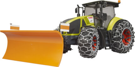 Tracteur CLAAS Axion 950 avec lame à neige et chaine à neige – Image 3