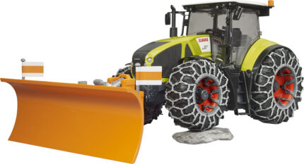 Tracteur CLAAS Axion 950 avec lame à neige et chaine à neige – Image 6