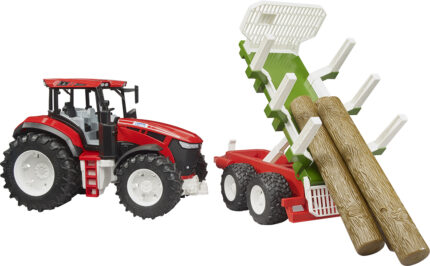Tracteur ROADMAX avec remorque forestière – Image 4