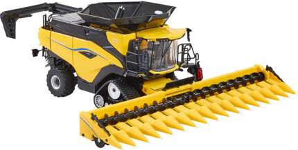 NEW HOLLAND CR11 Moissonneuse batteuse sur chenilles avec barre de coupe et bec à maïs – Image 4