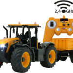 Trateur JCB Fastrac avec remorque radio-commandé 2,4 GHz