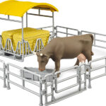 Coffret Enclos, mangeoire et vache