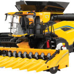 NEW HOLLAND CR11 Moissonneuse batteuse sur chenilles avec 2 barre de coupe