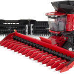 CASE IH AF11 Moissonneuse batteuse sur roues jumelées avec 2 barres de coupe