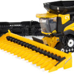 NEW HOLLAND CR11 Moissonneuse batteuse sur chenilles avec 2 barres de coupe